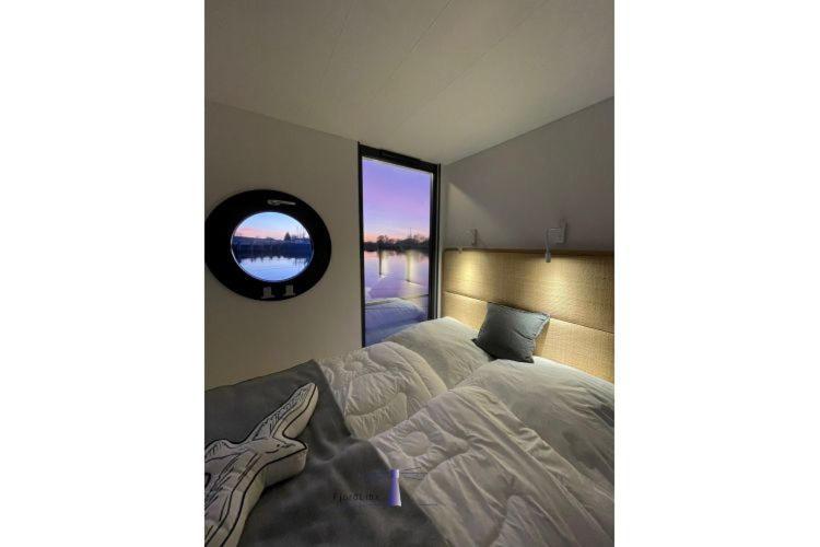 Hausboot Fjord Haven Mit Biosauna In บาร์ท ภายนอก รูปภาพ