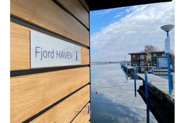 Hausboot Fjord Haven Mit Biosauna In บาร์ท ภายนอก รูปภาพ